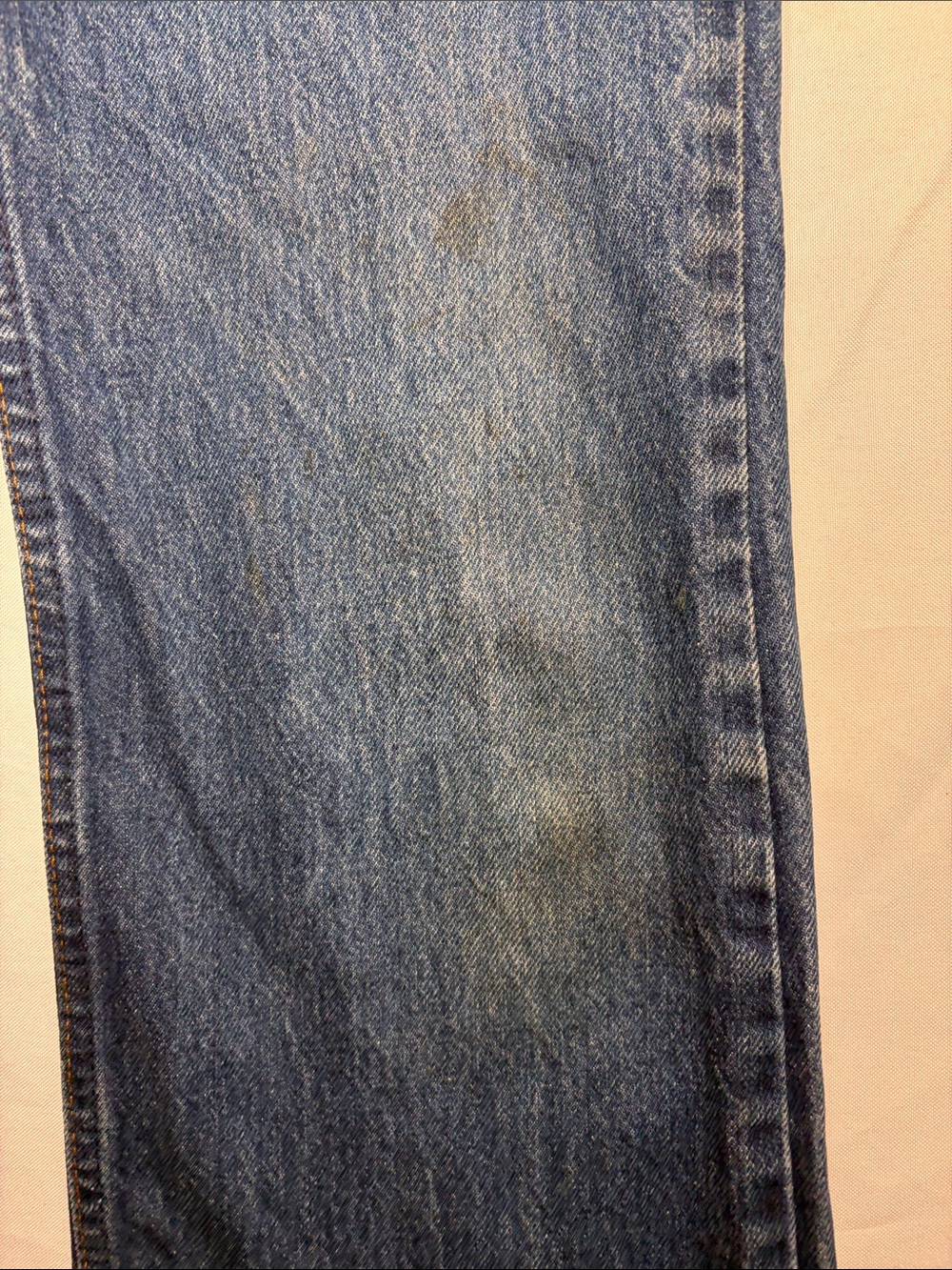 VINTAGE Levi's Jeans Size 33 36 20517-0217 Orange Tab Straight Leg - Picture 10 of 16